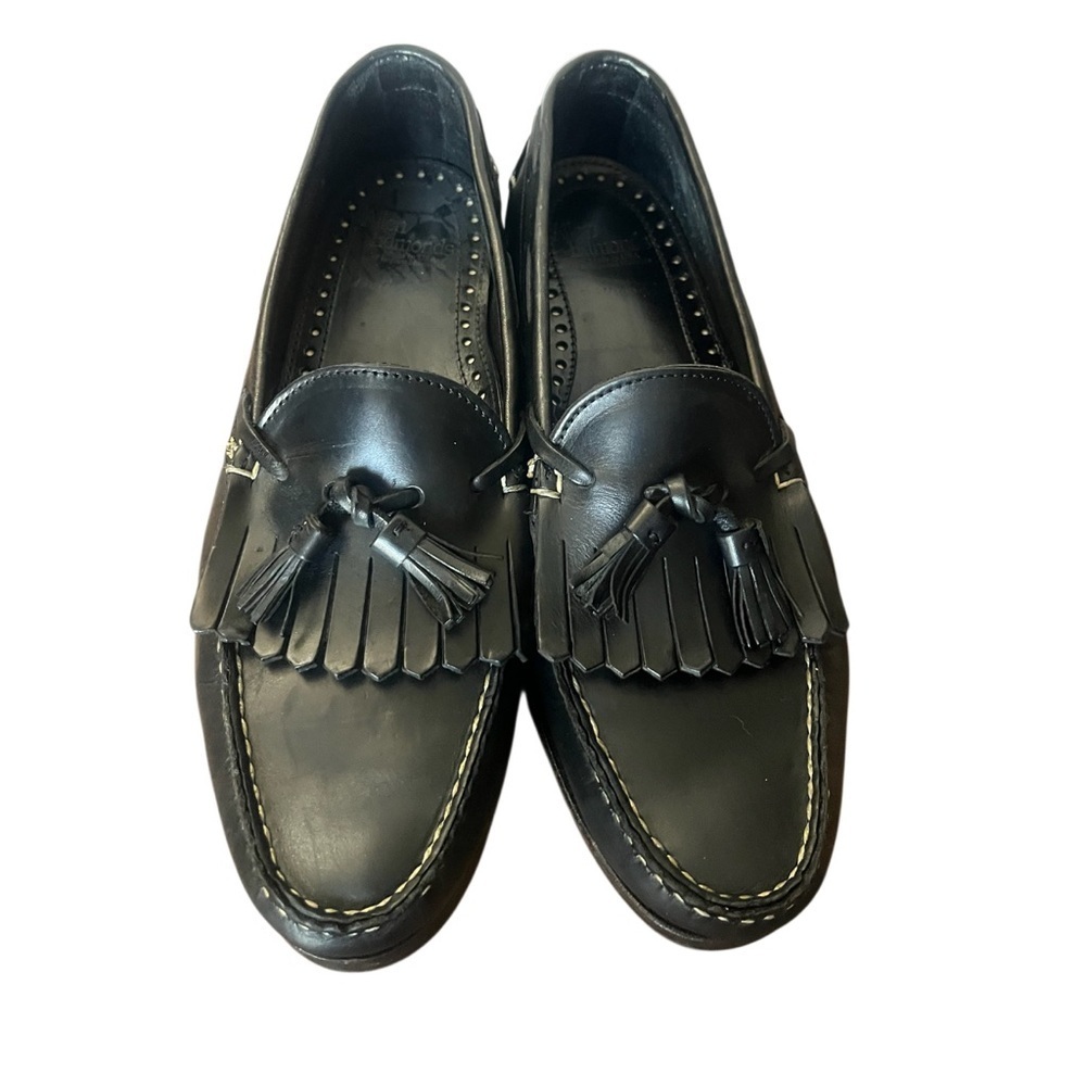 Allen Edmond’s Dellwood Men's Black Tassel Loafers-Size 9.5 D